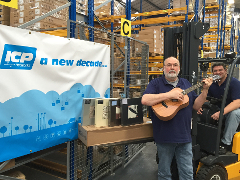 ICP-Networks-MD-Matt-Archer-presents-web-guru-Bob-Scott-with-birthday-and-10-year-anniversary-surprises-gifts