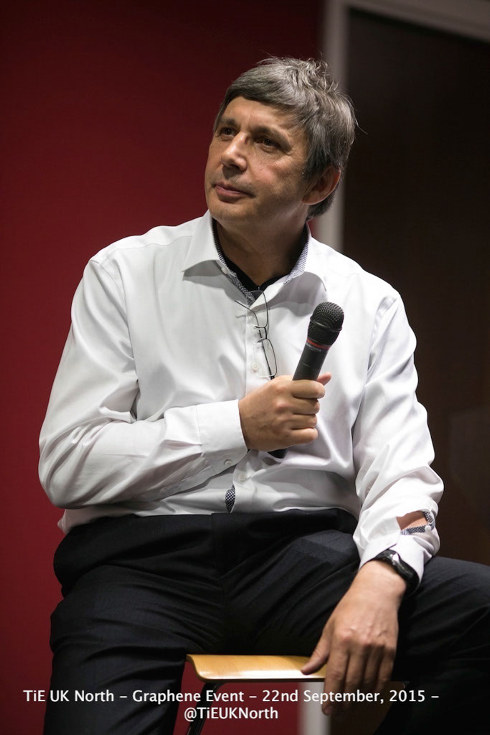 Prof Andre Geim speaks to ICP Networks boss Matt Archer